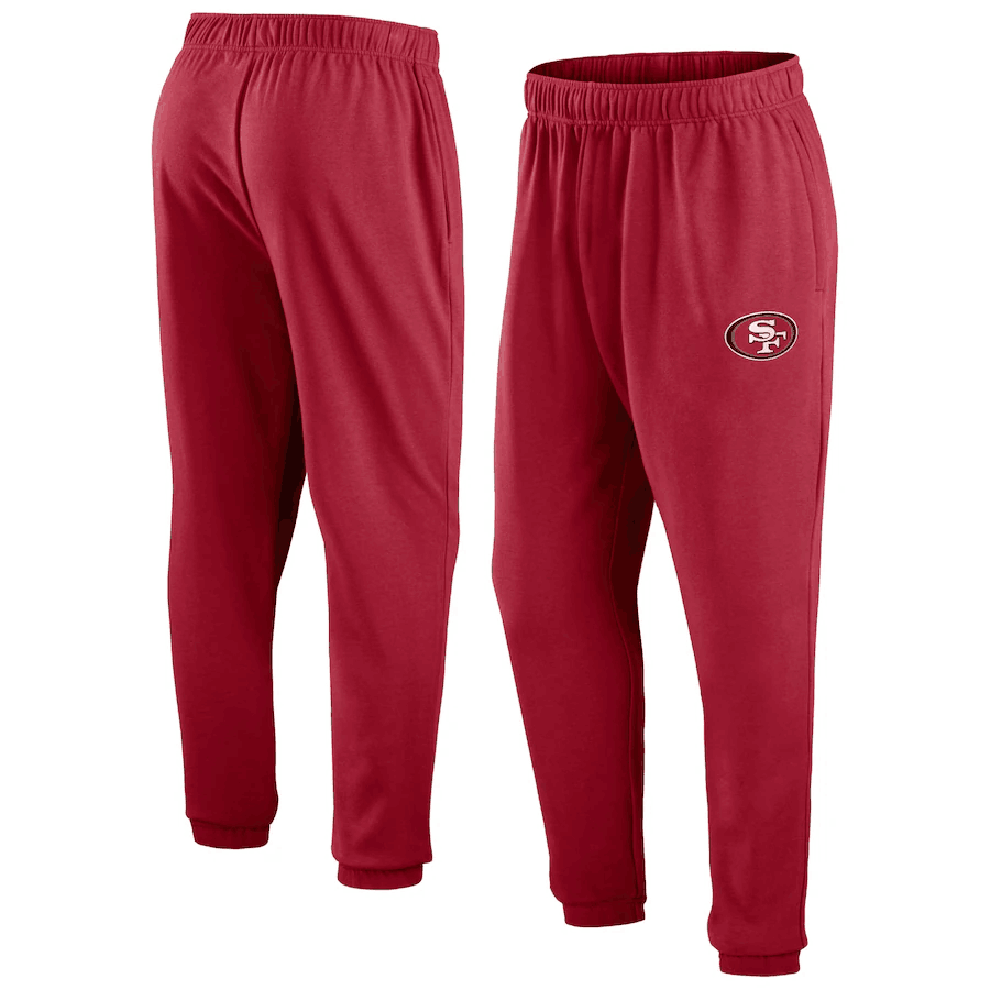 Men's San Francisco 49ers Scarlet From Tracking Sweatpants Men's San Francisco 49ers Scarlet From Tracking Sweatpants
